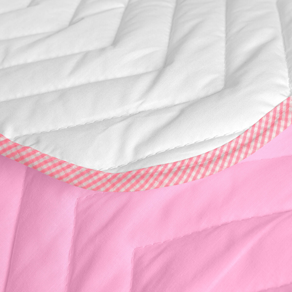 Bedspread (quilt) HappyFriday Basic Kids Arista Pink 180 x 260 cm