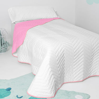 Bedspread (quilt) HappyFriday Basic Kids Arista Pink 180 x 260 cm