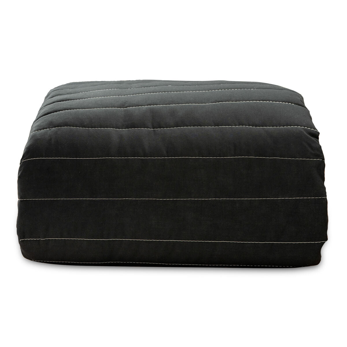 Reversible Bedspread HappyFriday Basic Dash Black 260 x 260 cm