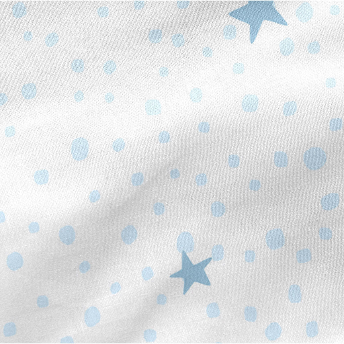 Fitted sheet HappyFriday BASIC KIDS Blue 105 x 200 x 32 cm