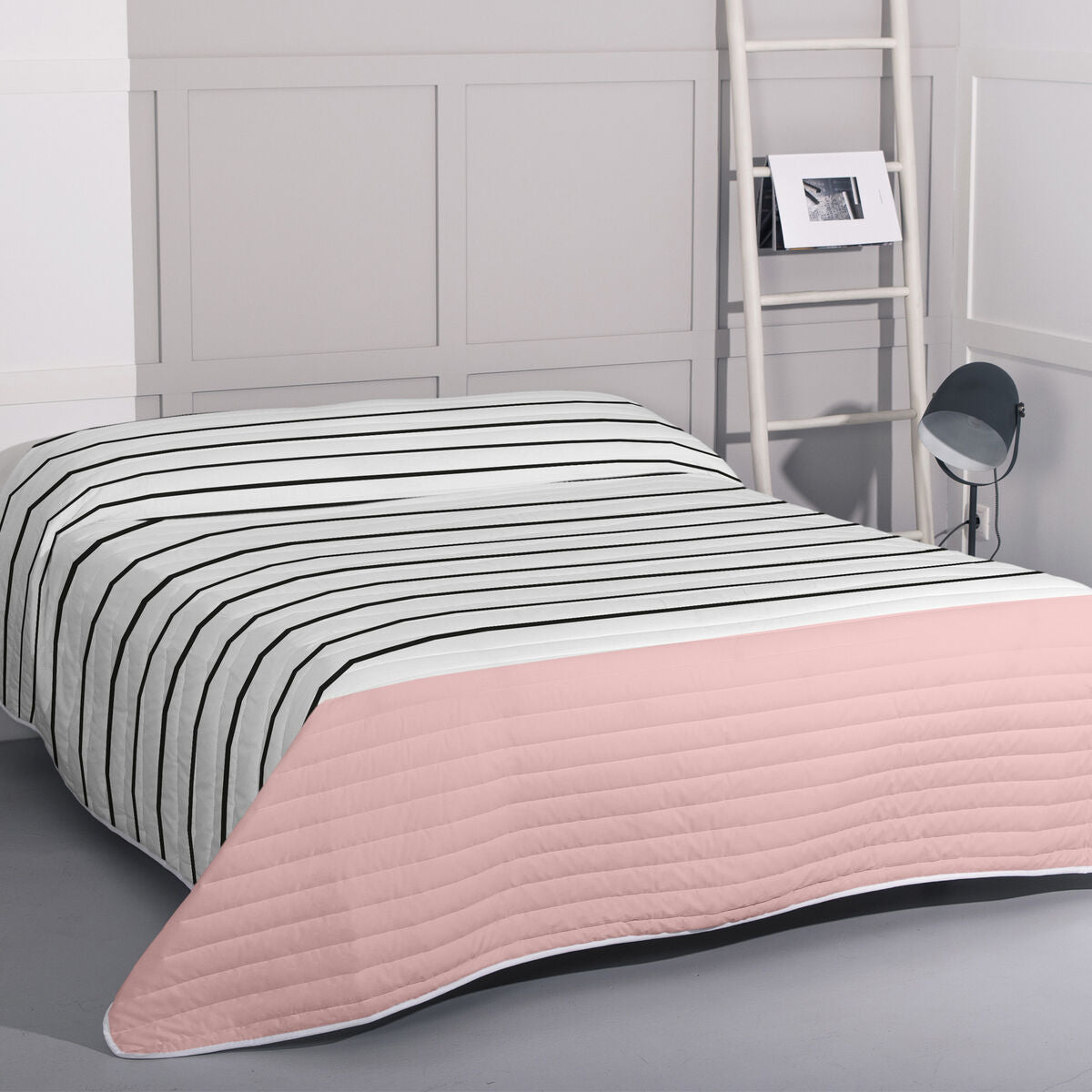 Bedspread (quilt) HappyFriday Blanc Blush Multicolour 180 x 260 cm