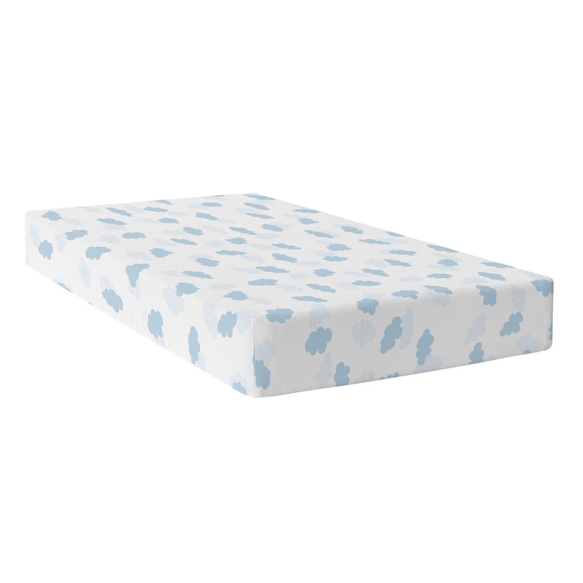 Fitted sheet HappyFriday BASIC KIDS Blue Single