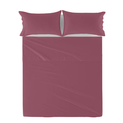 Top sheet HappyFriday Basic Magenta Single