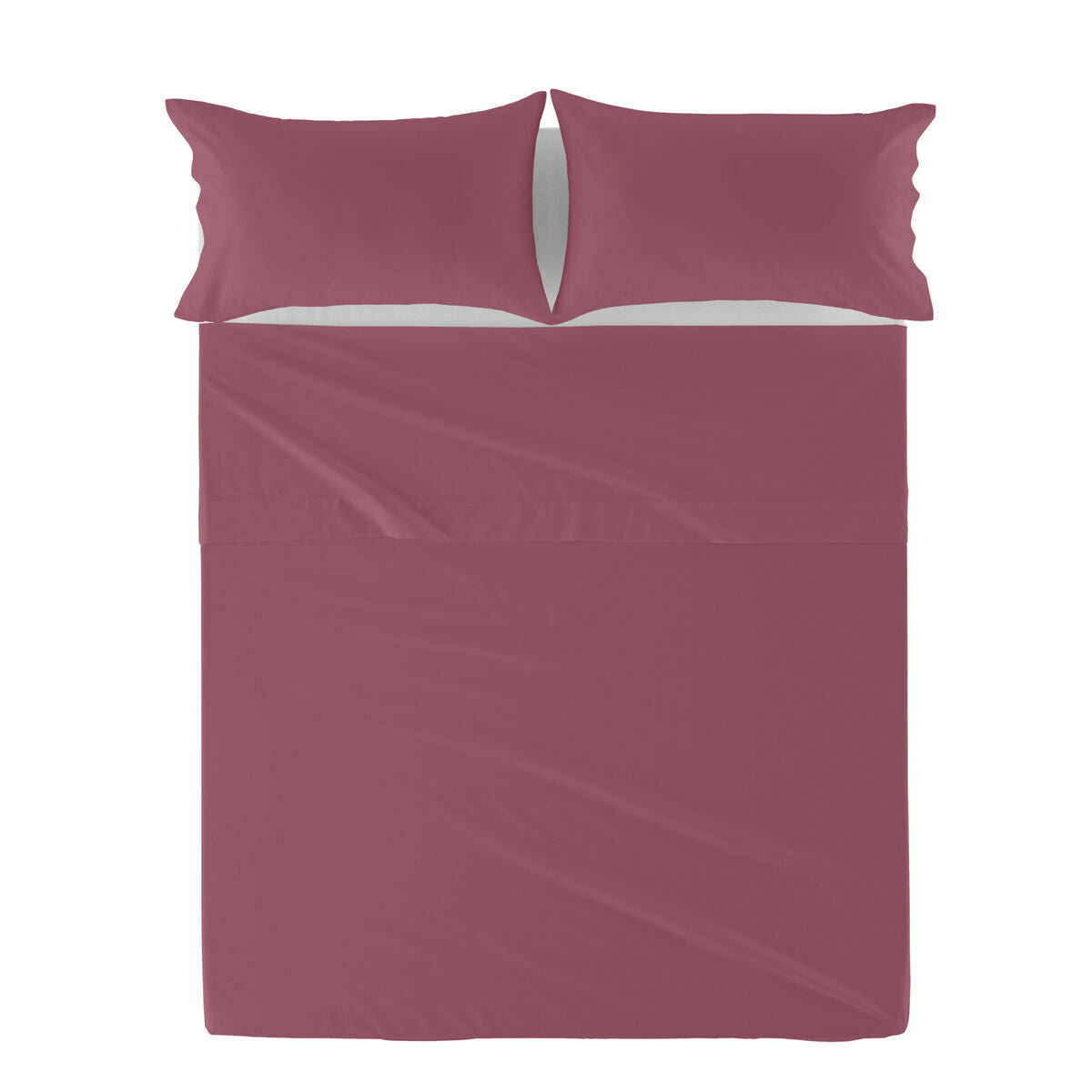 Top sheet HappyFriday Basic Magenta 210 x 270 cm