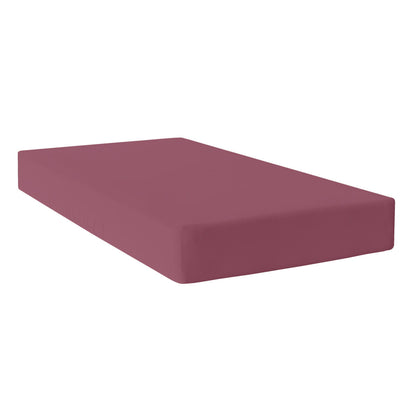 Fitted sheet HappyFriday BASIC Magenta 105 x 200 x 32 cm