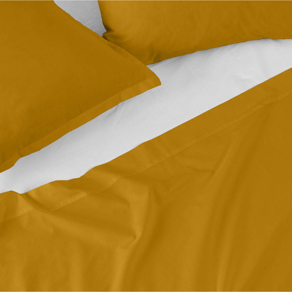 Top sheet HappyFriday Basic Mustard 260 x 270 cm