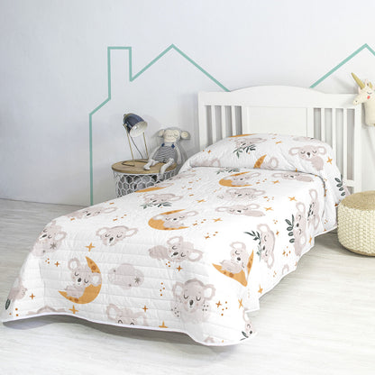 Bedspread (quilt) HappyFriday Moshi Moshi Multicolour 180 x 260 cm Koala