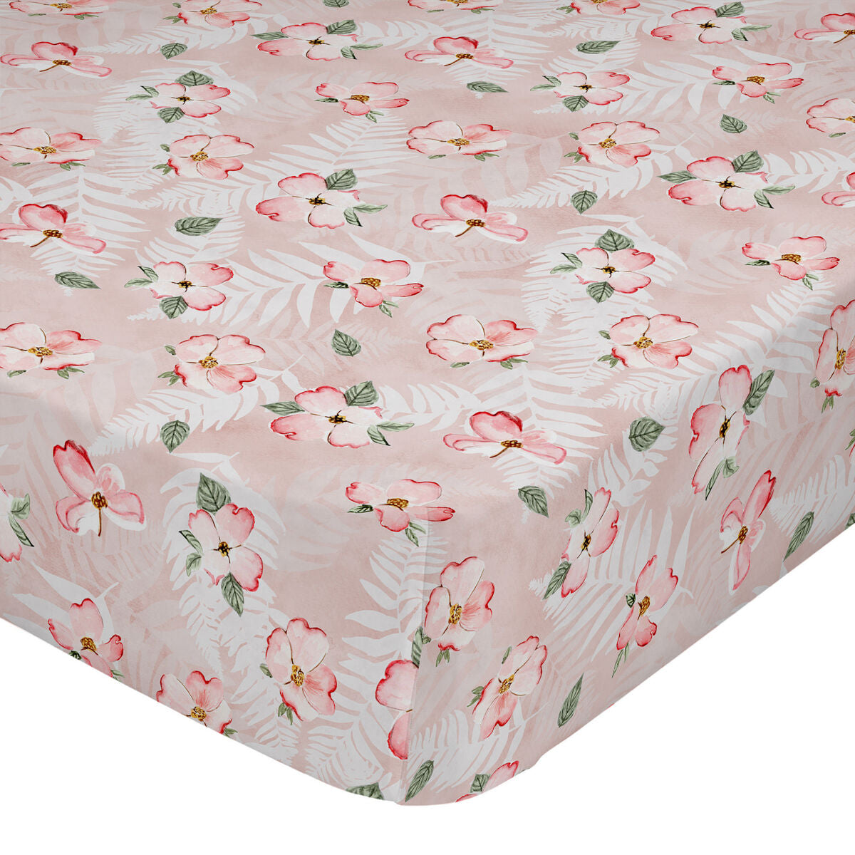 Fitted bottom sheet HappyFriday Ohara Multicolour 140 x 200 x 32 cm