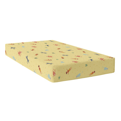 Fitted sheet HappyFriday MR FOX Multicolour 105 x 200 x 32 cm