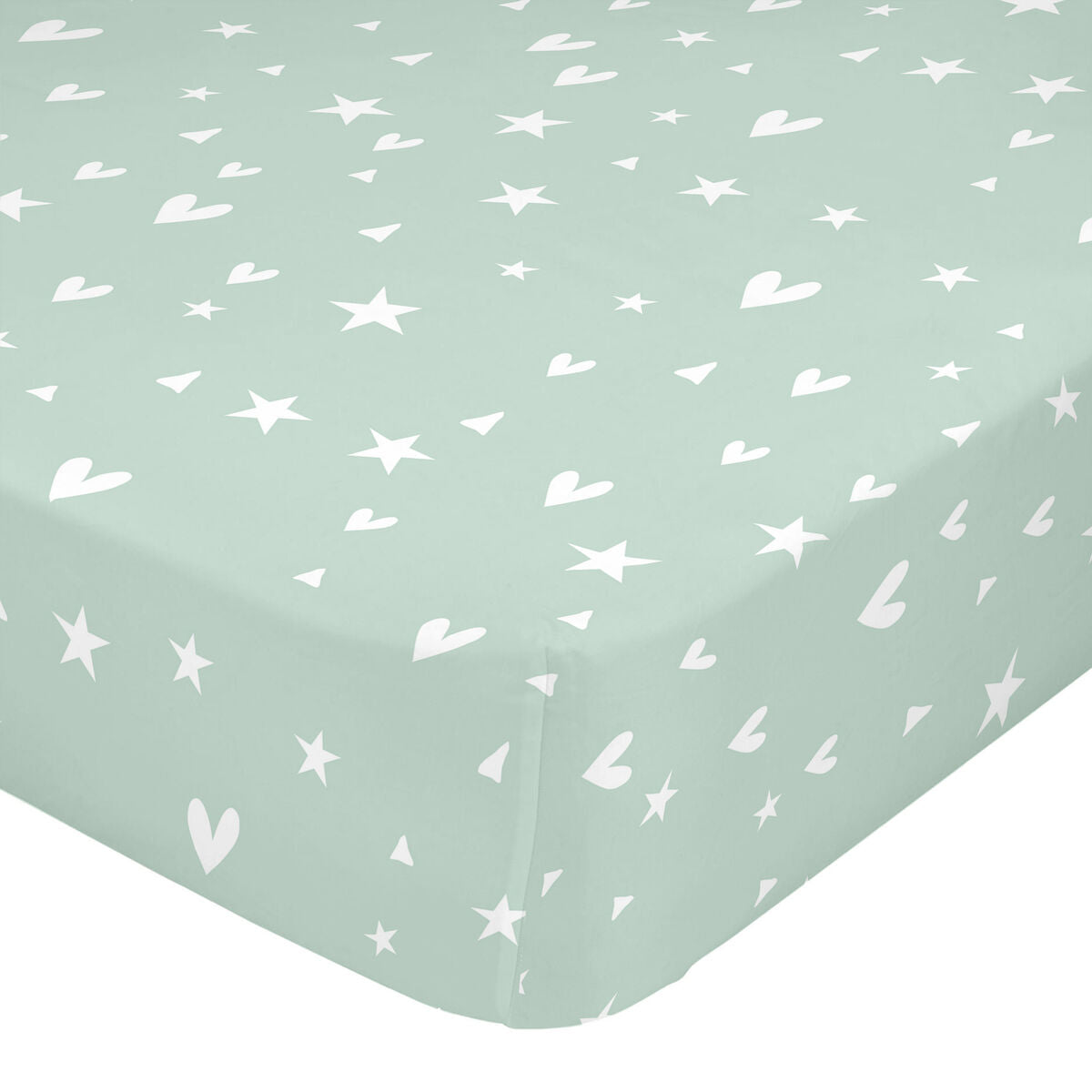 Fitted sheet HappyFriday Fairy dust Multicolour 105 x 200 x 32 cm