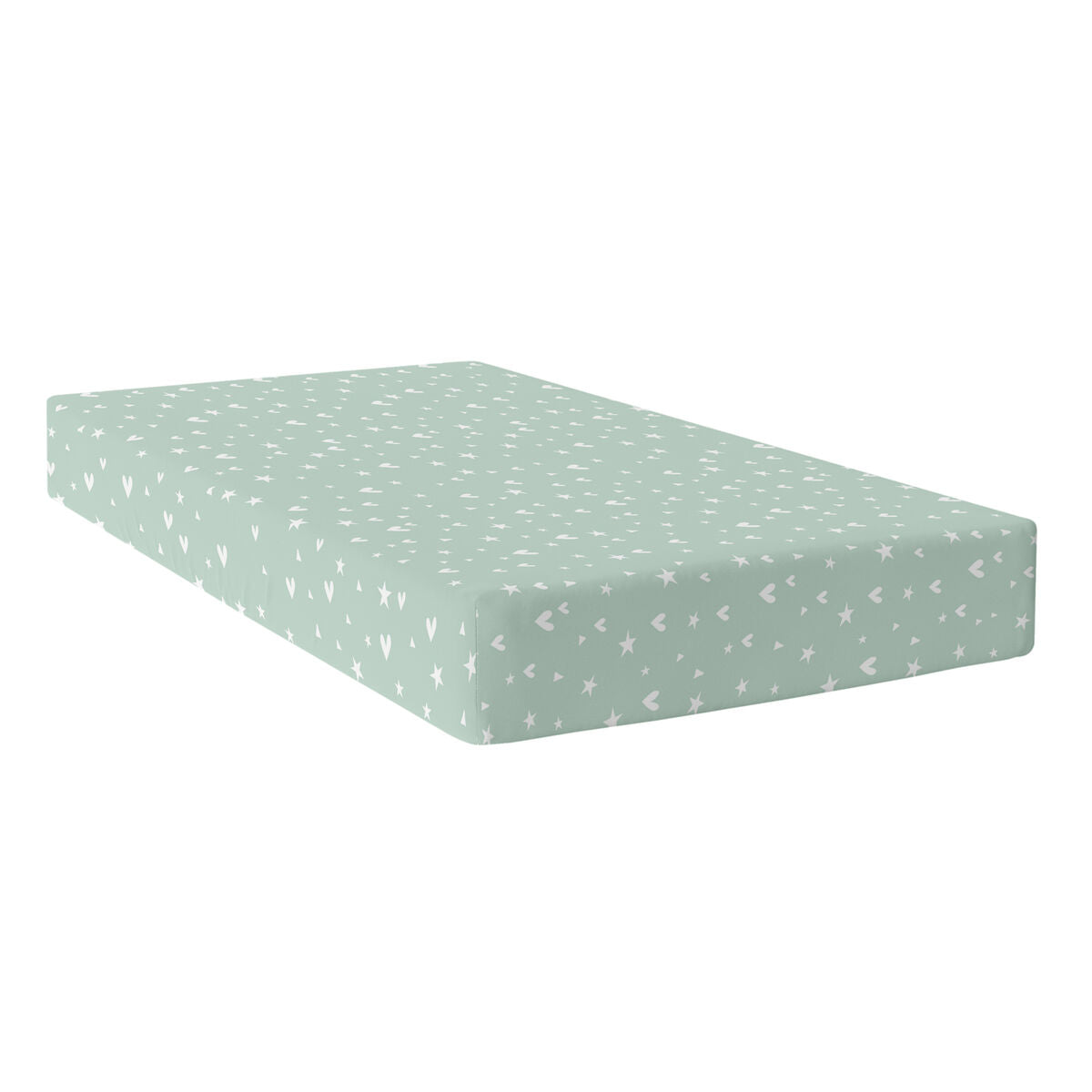 Fitted sheet HappyFriday Fairy dust Multicolour 105 x 200 x 32 cm