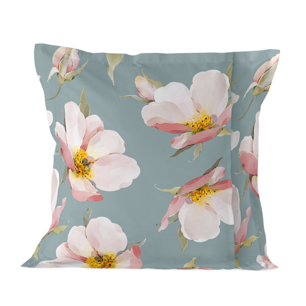 Pillowcase HappyFriday Spring Blossom Multicolour 80 x 80 cm