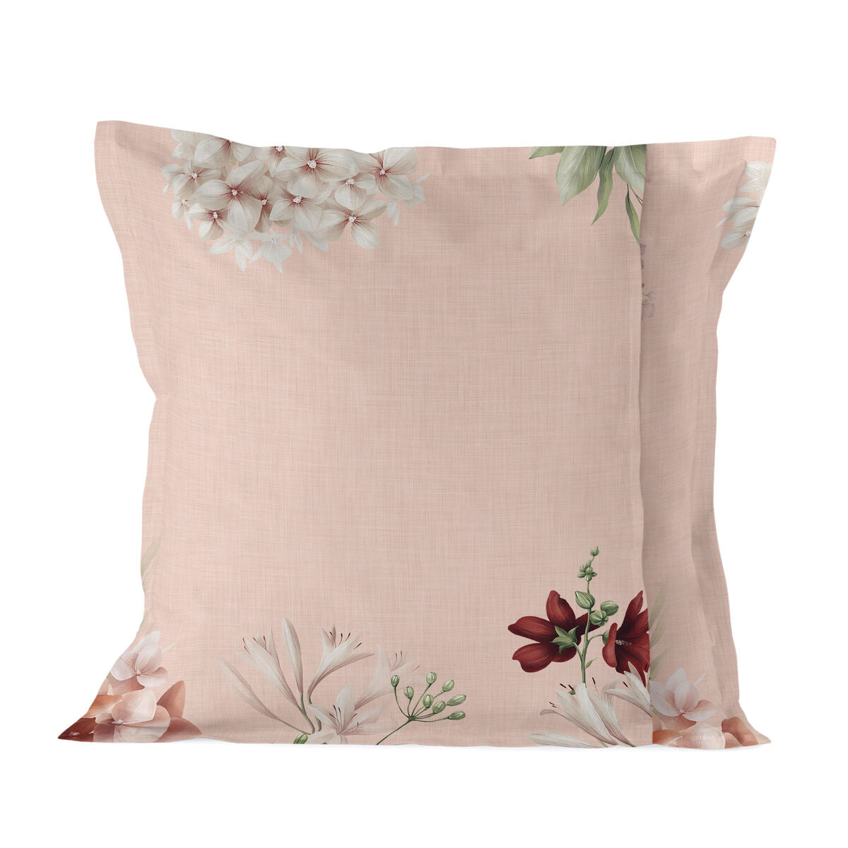 Pillowcase HappyFriday Summer Floral Multicolour 80 x 80 cm