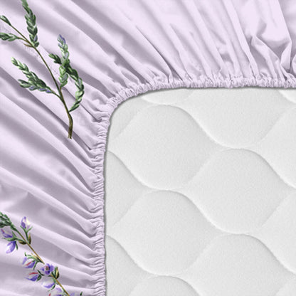 Fitted sheet HappyFriday Lavanda Multicolour 140 x 200 x 32 cm