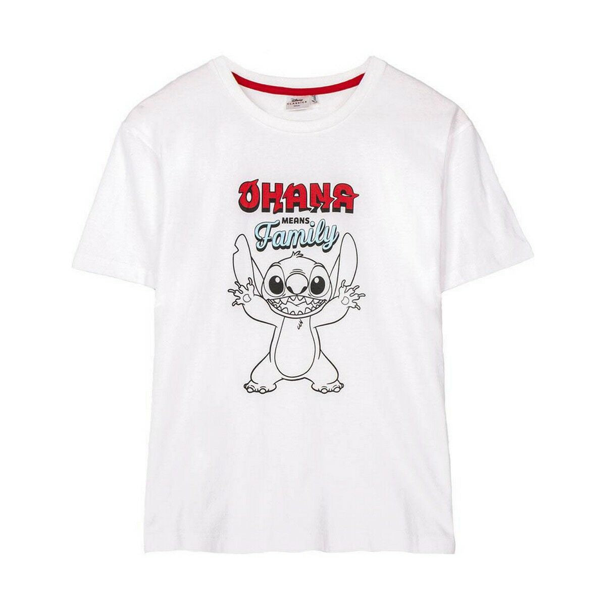 Women’s Short Sleeve T-Shirt Stitch White