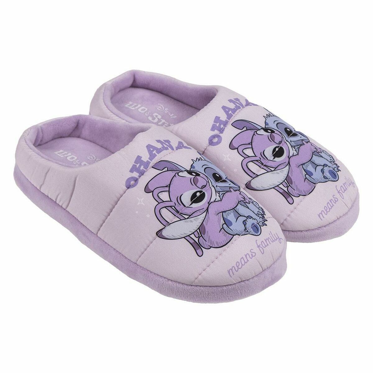 House Slippers Stitch Lilac