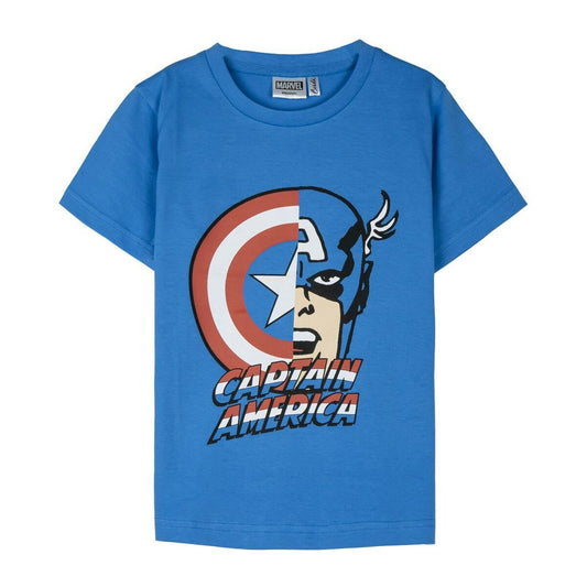 Child's Short Sleeve T-Shirt The Avengers Blue