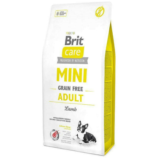 Fodder Brit Care Mini Grain Free Adult Lamb 7 kg Brit