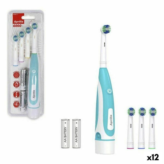 Electric Toothbrush Aprilla 6000 rpm (12 Units) Aprilla