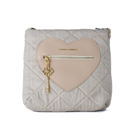 Women's Handbag Laura Ashley DIXIE-CREAM Grey 24 x 24 x 9 cm Laura Ashley