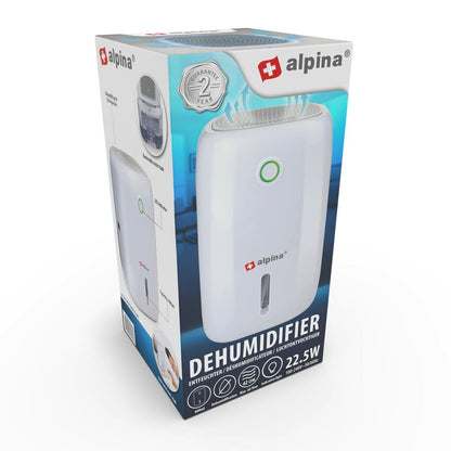 Dehumidifier Alpina 22,5 W 800 ml 15,5 x 14 x 22,5 cm