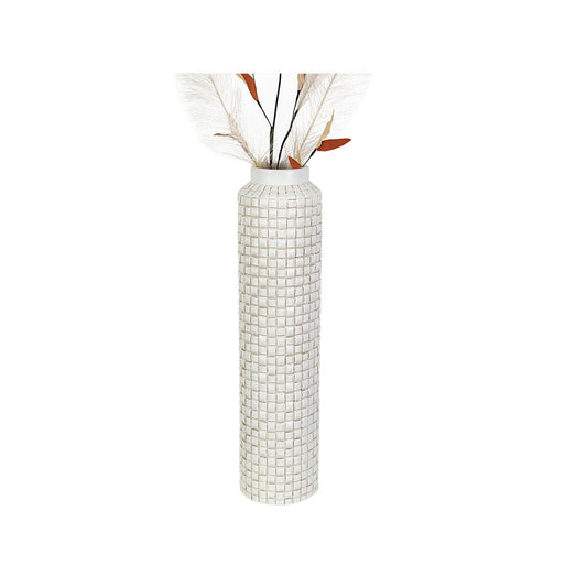 Vase Romimex Beige Resin 16 x 64 x 16 cm