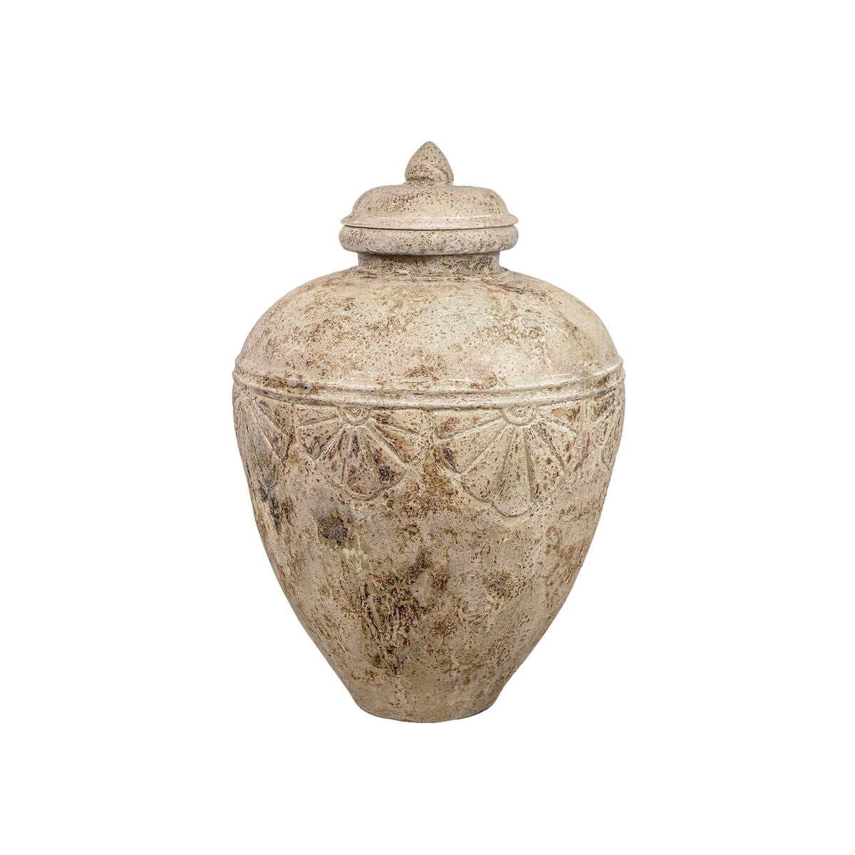 Floor vase Alexandra House Living Beige Ceramic 65 x 100 x 65 cm