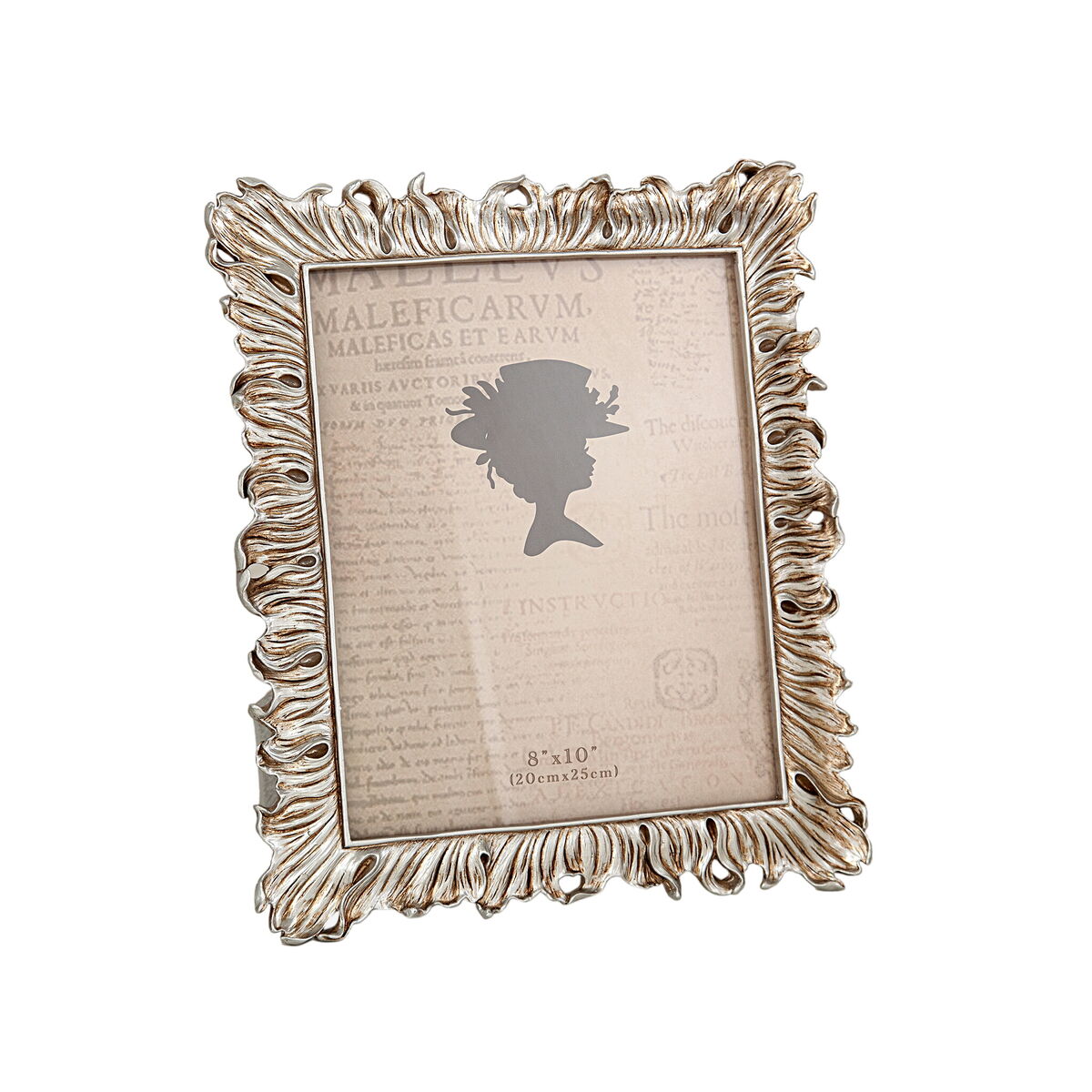 Photo frame Romimex Silver Resin 20 x 25 x 2 cm