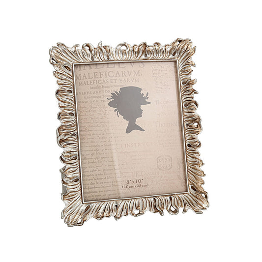 Photo frame Romimex Silver Resin 20 x 25 x 2 cm