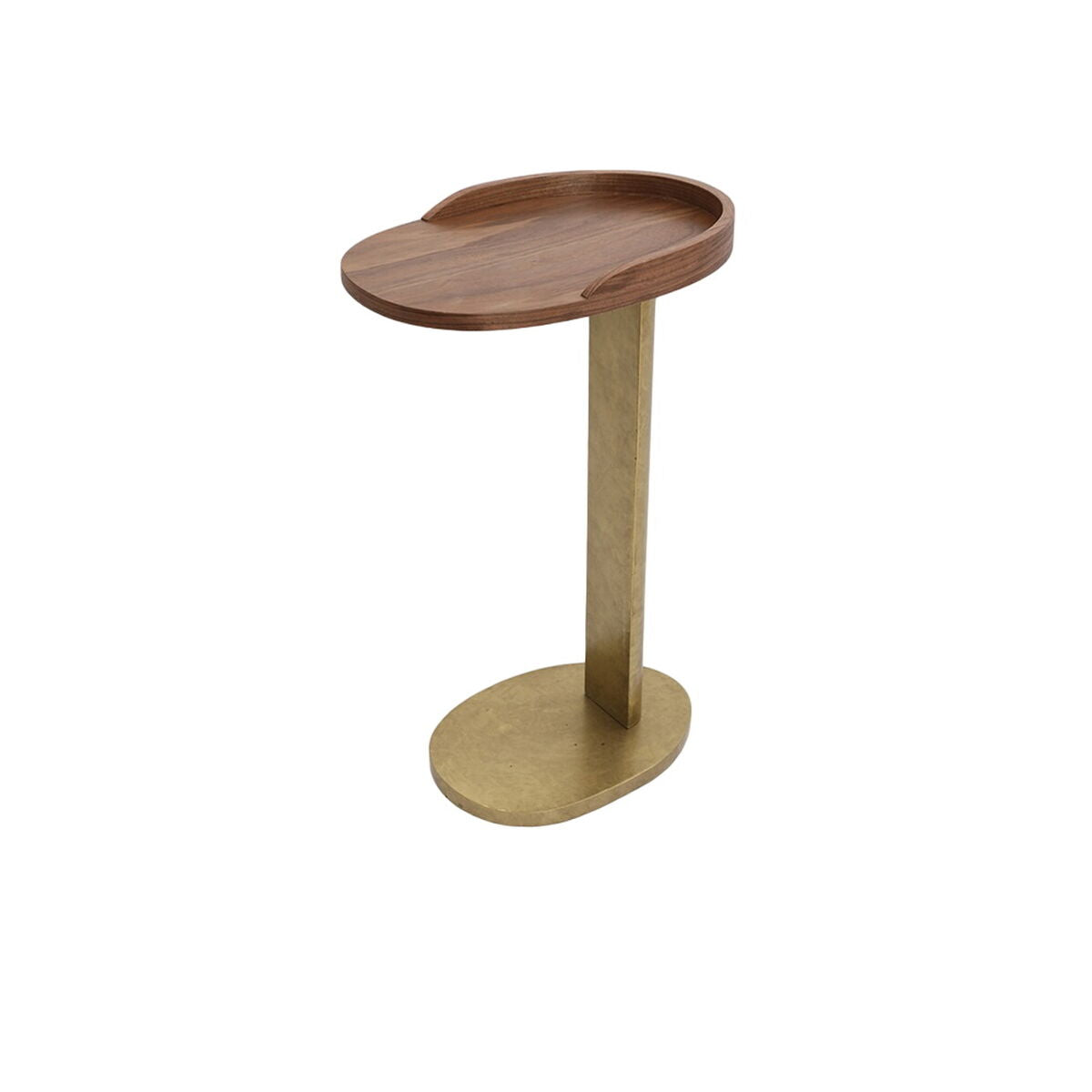 Side table Romimex Natural Metal MDF Wood 38 x 41 x 27 cm