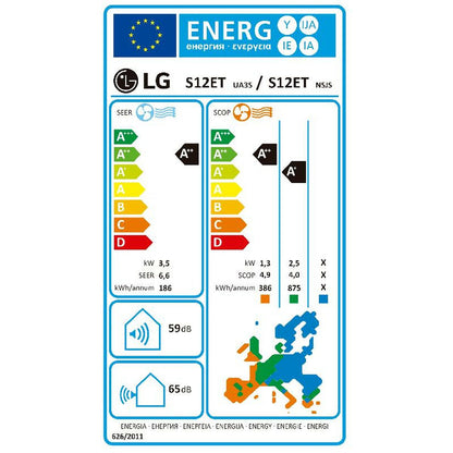 Air Conditioning LG LGWIFI12.SET White A++ A+++