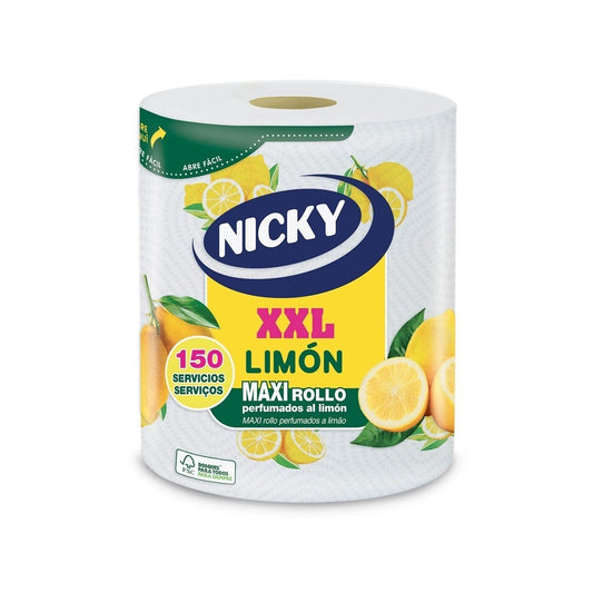 Kitchen Paper Nicky Xxl Limón XXL Lemon 150 Units Nicky