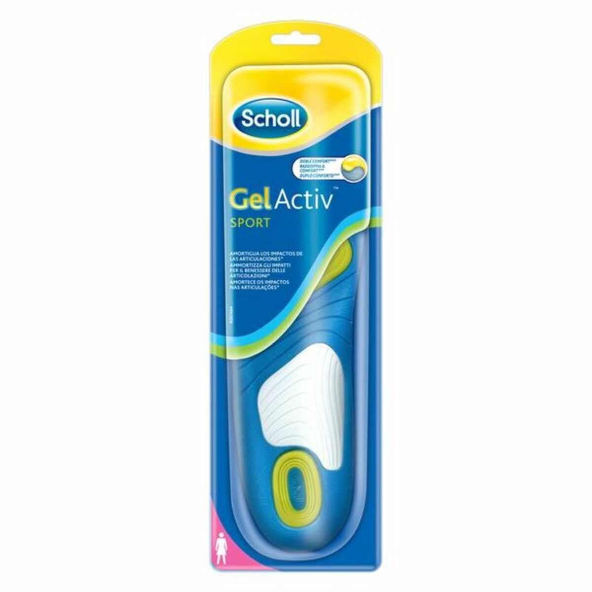 Anti-odour Shoe Inserts Scholl Gel Activ Sport