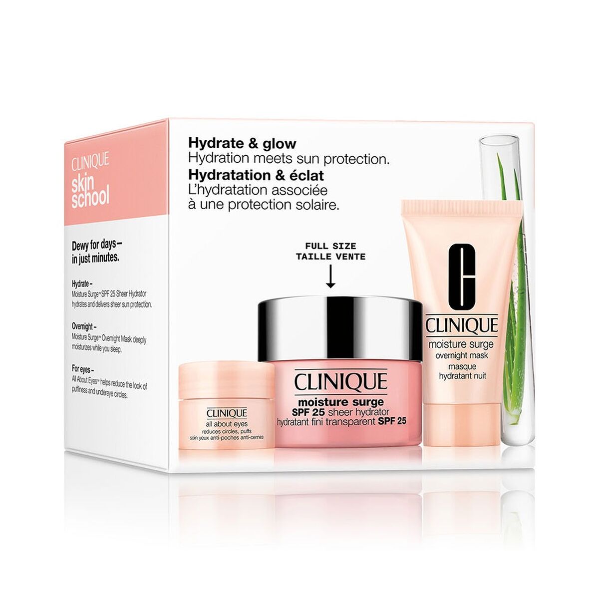 Cosmetic Set Clinique MOISTURE SURGE 3 Pieces