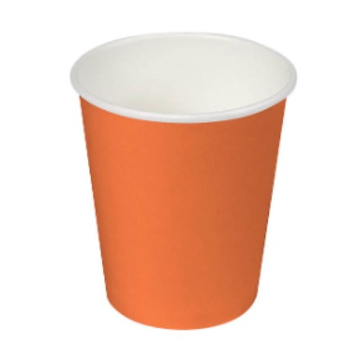 Set of glasses Algon Cardboard Disposable 200 ml Orange 24 Units