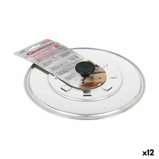 Frying Pan Lid with Steam Holes Quttin Aluminium Ø 28 x 28 x 4 cm (12 Units) Quttin