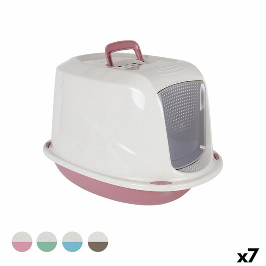 Cat Litter Box Georplast Plastic 57 x 39,5 x 38 cm (7 Units) Georplast