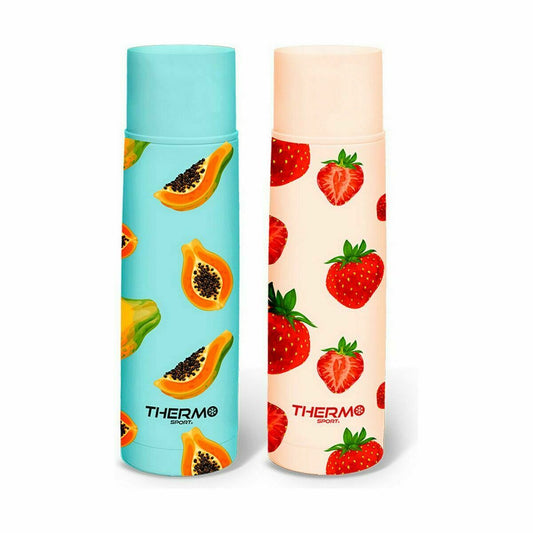 Travel thermos flask ThermoSport 500 ml Multicolour 12 Units ThermoSport