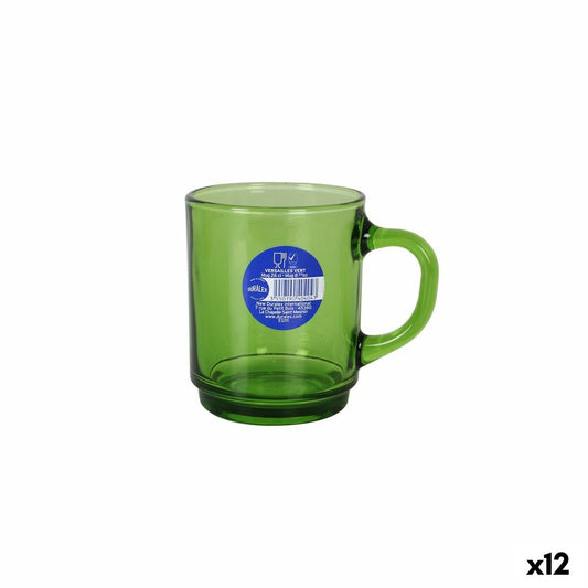 Cup Duralex Versailles Green 260 ml (12 Units) Duralex