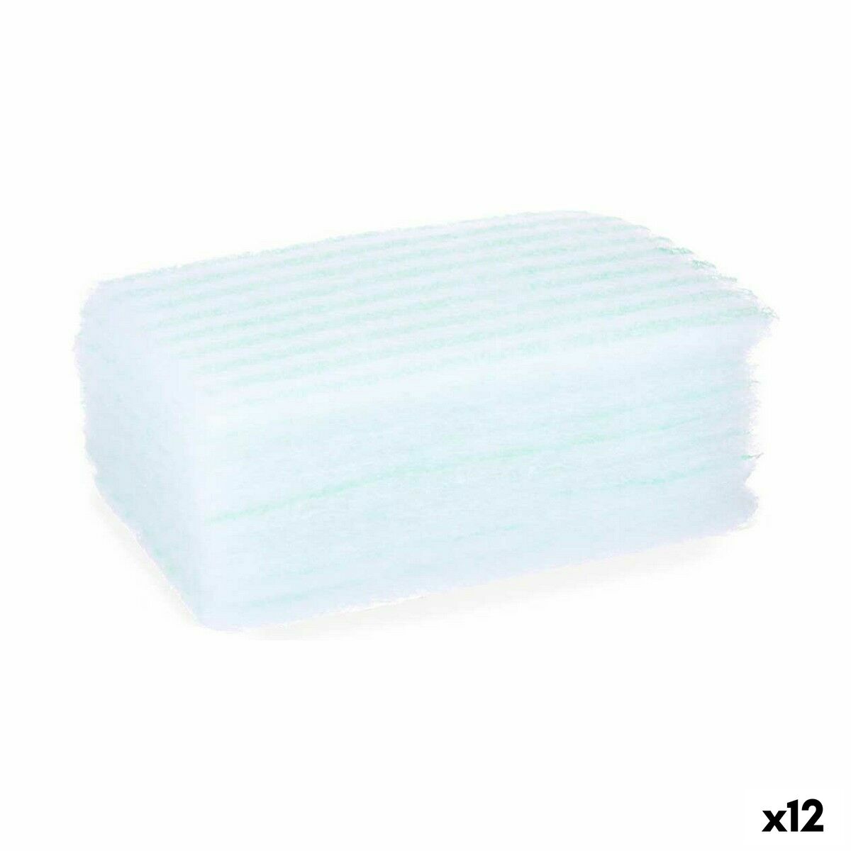 Body Sponge Soap Blue White 19,5 x 12 x 1,5 cm (12 Units) byKim Berilo