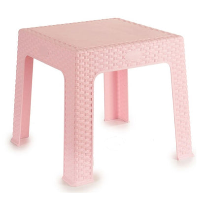 Child's Table Rattan Plastic 47 x 42 x 47 cm (4 Units)