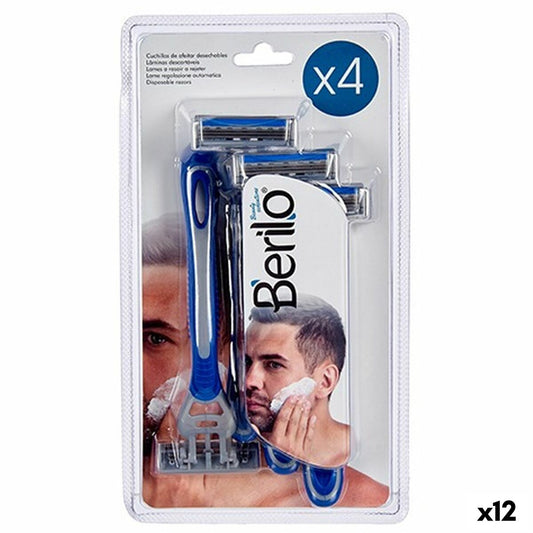 Disposable Razor Blue (12 Units) Berilo