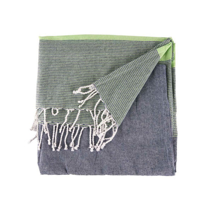 Multipurpose throw 160 x 200 cm Green (12 Units)