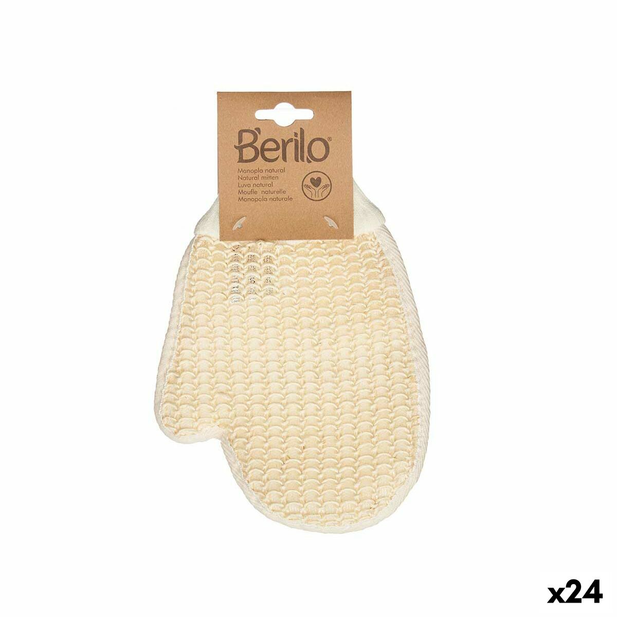 Bath Mitten White Beige (24 Units) byKim Berilo