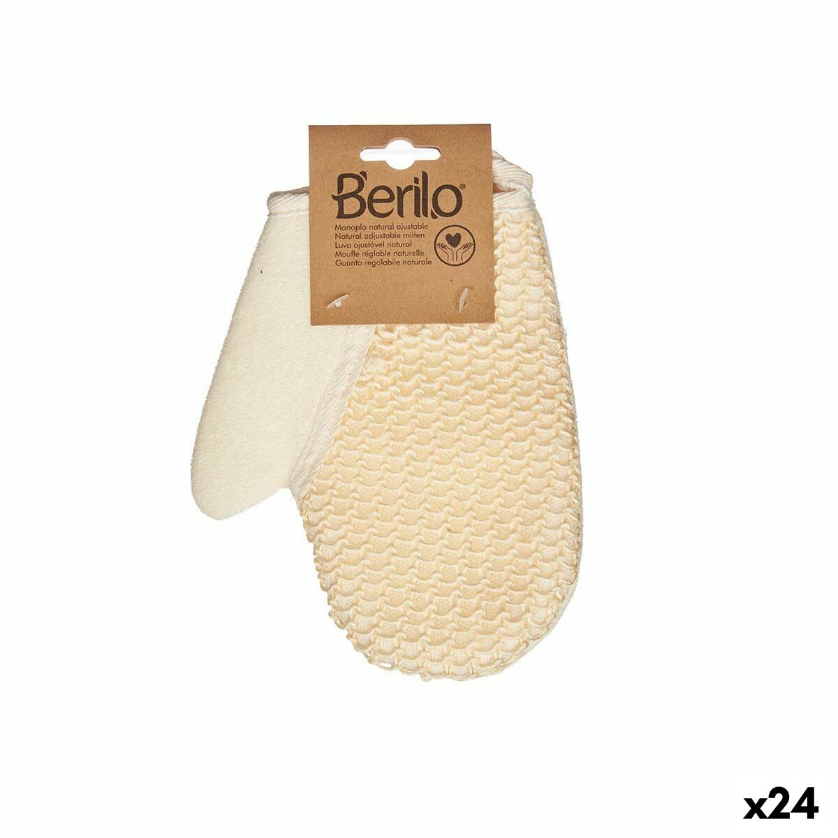 Bath Mitten White Beige (24 Units) byKim Berilo