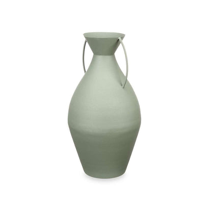 Vase 22 x 43 x 22 cm Green Steel (4 Units)