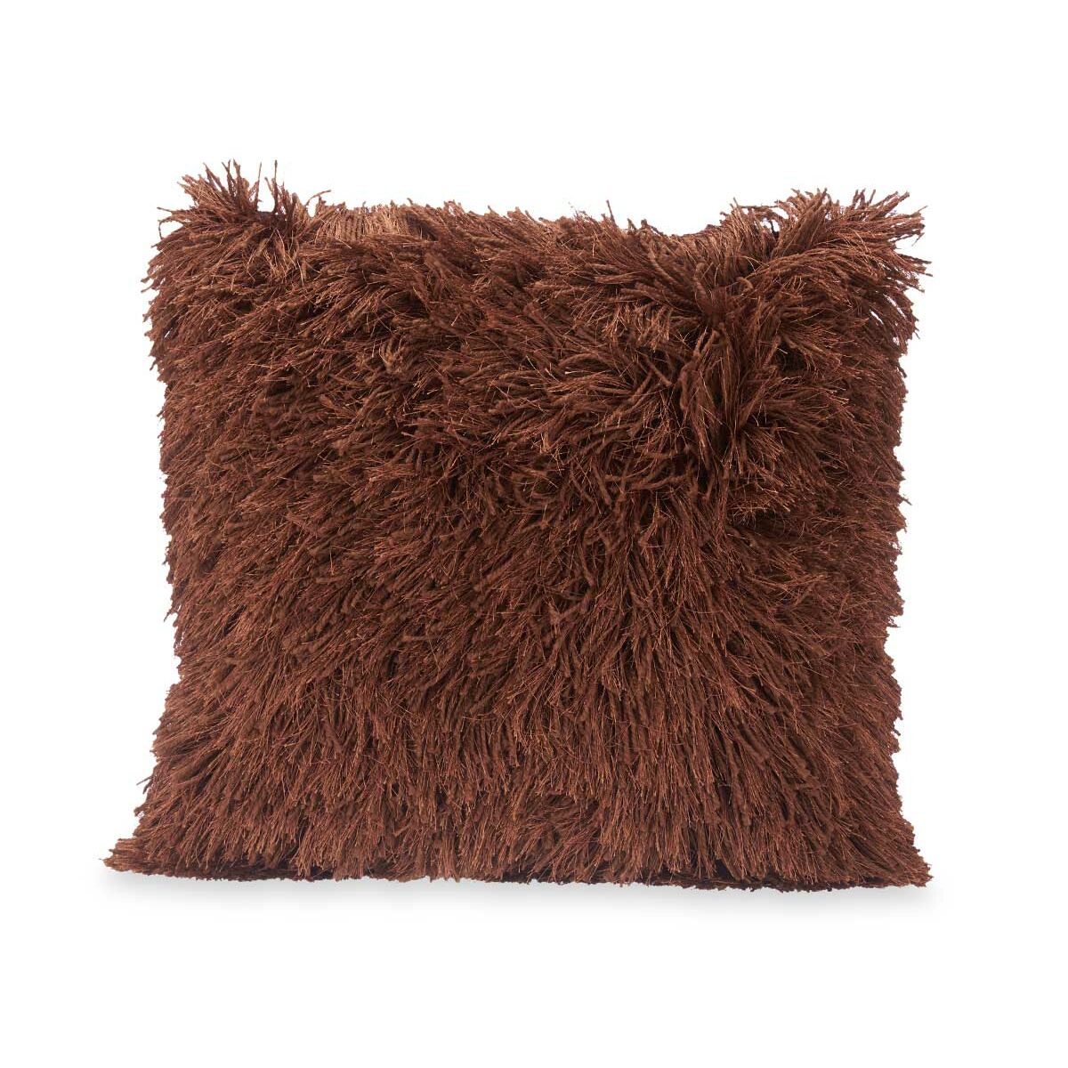 Cushion Brown Cotton Polyester 45 x 2 x 45 cm (6 Units)