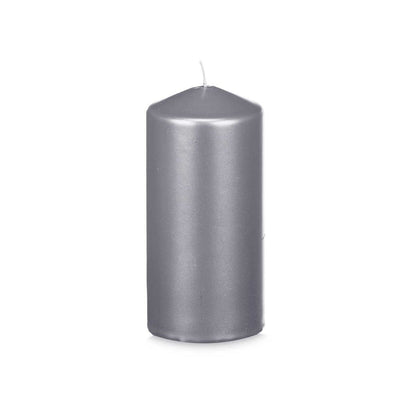 Candle Acorde 92539 Silver 7 x 15,5 x 7 cm (12 Units)