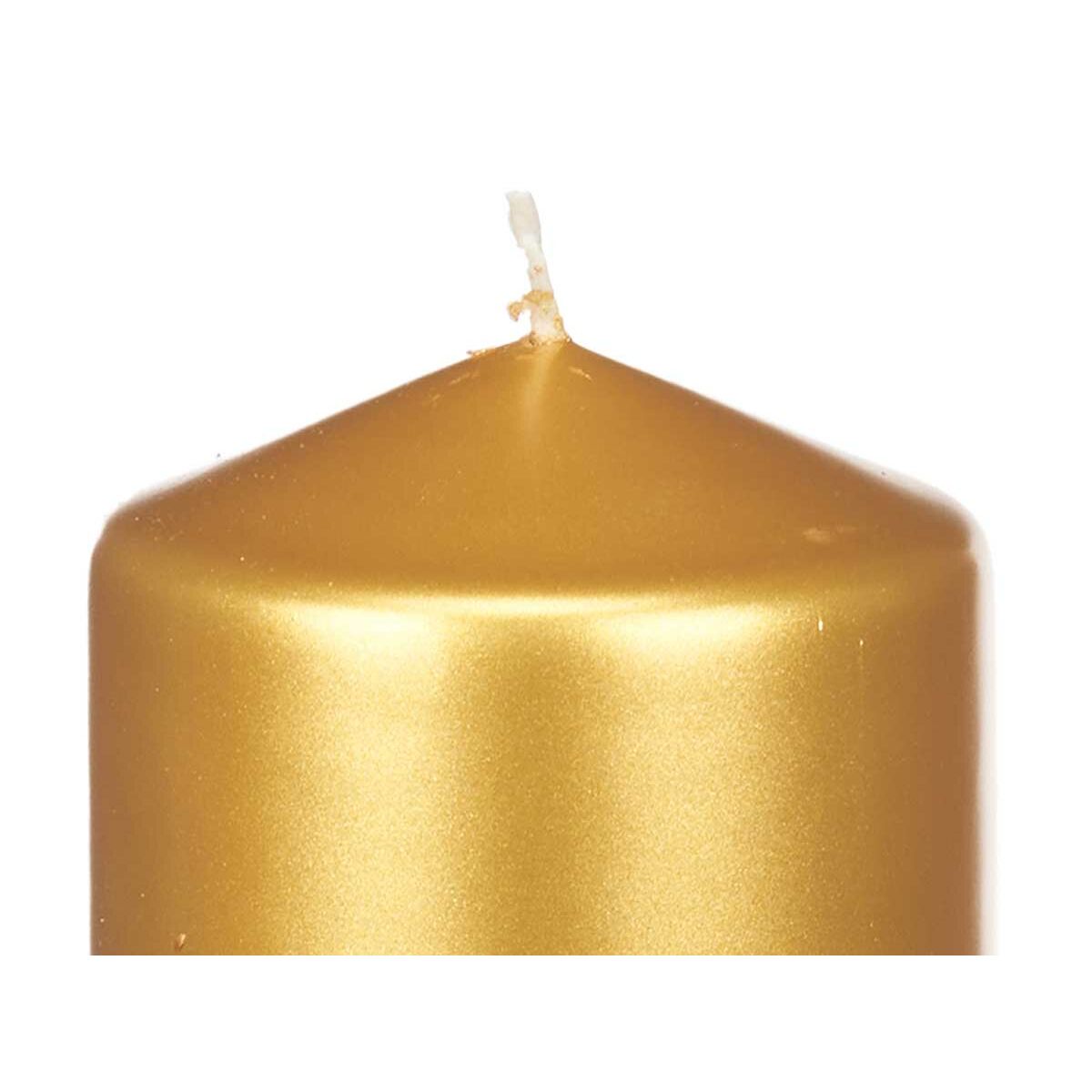 Candle Acorde 92540 Golden 7 x 20 x 7 cm (12 Units)