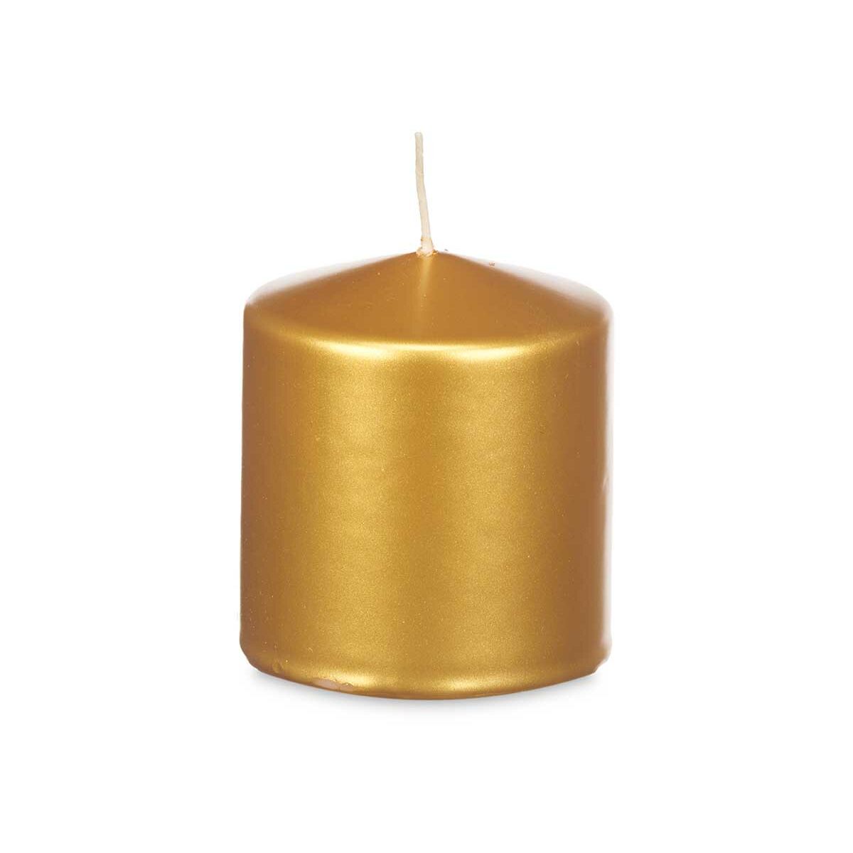 Candle Acorde 92542 Golden 9 x 10 x 9 cm (12 Units)